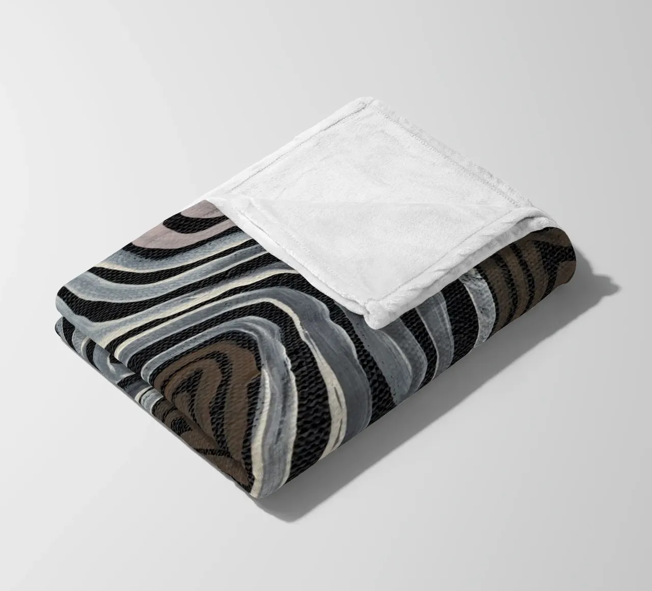 Terra Linee ritmiche coperta in pile da Nikitajariwala