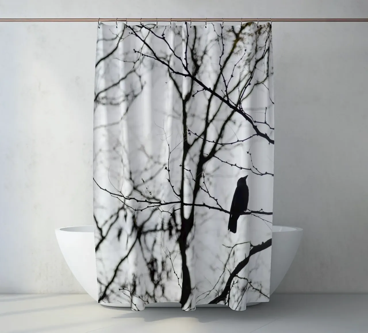 Bird in a tree tenda da doccia da photolovers