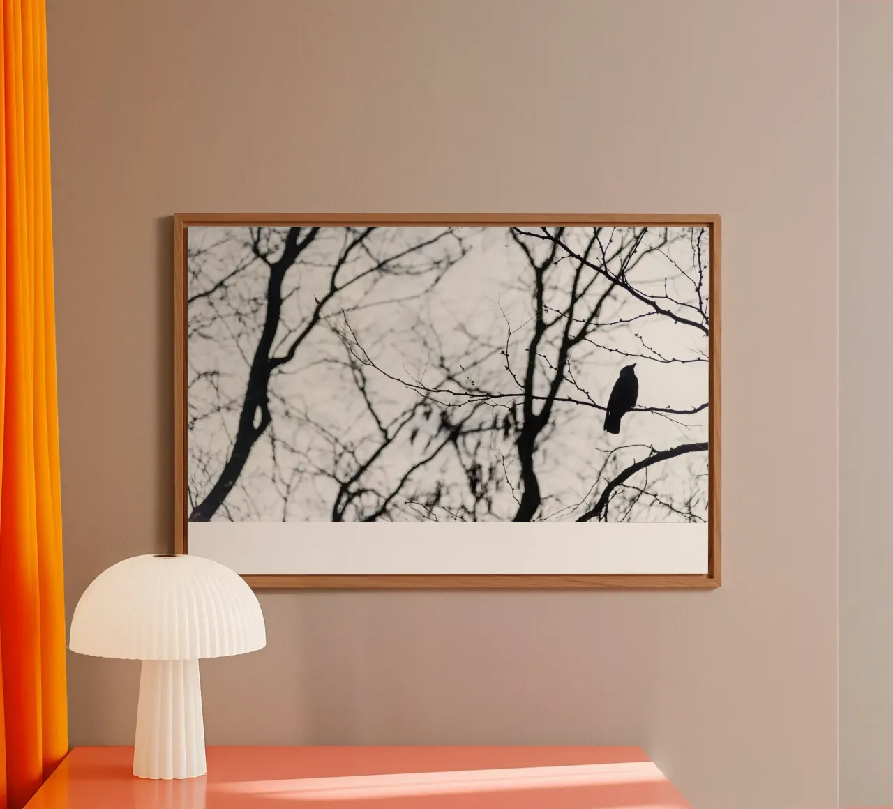 Bird in a tree alluminio dibond da photolovers