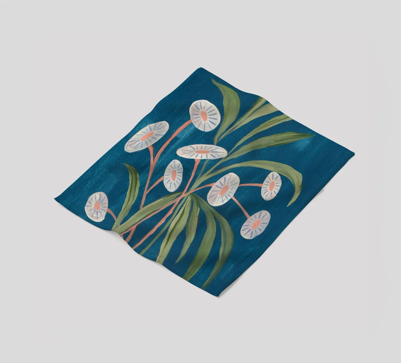 Fiori pittorici coperta in pile da Nikitajariwala
