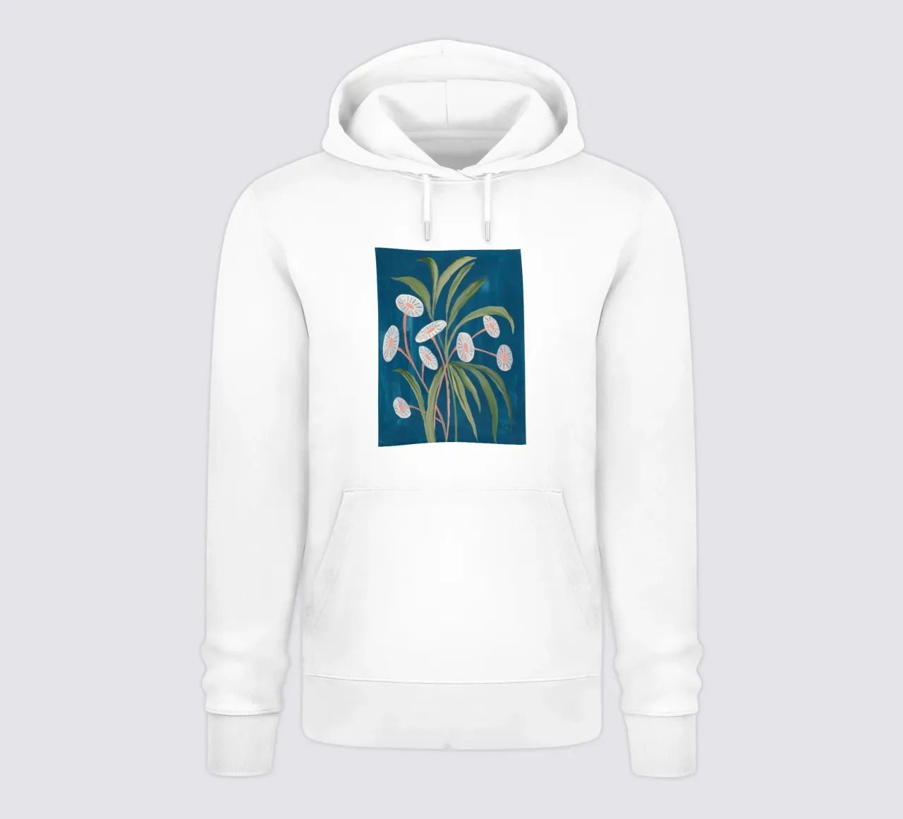 Fiori pittorici felpa con cappuccio da Nikitajariwala