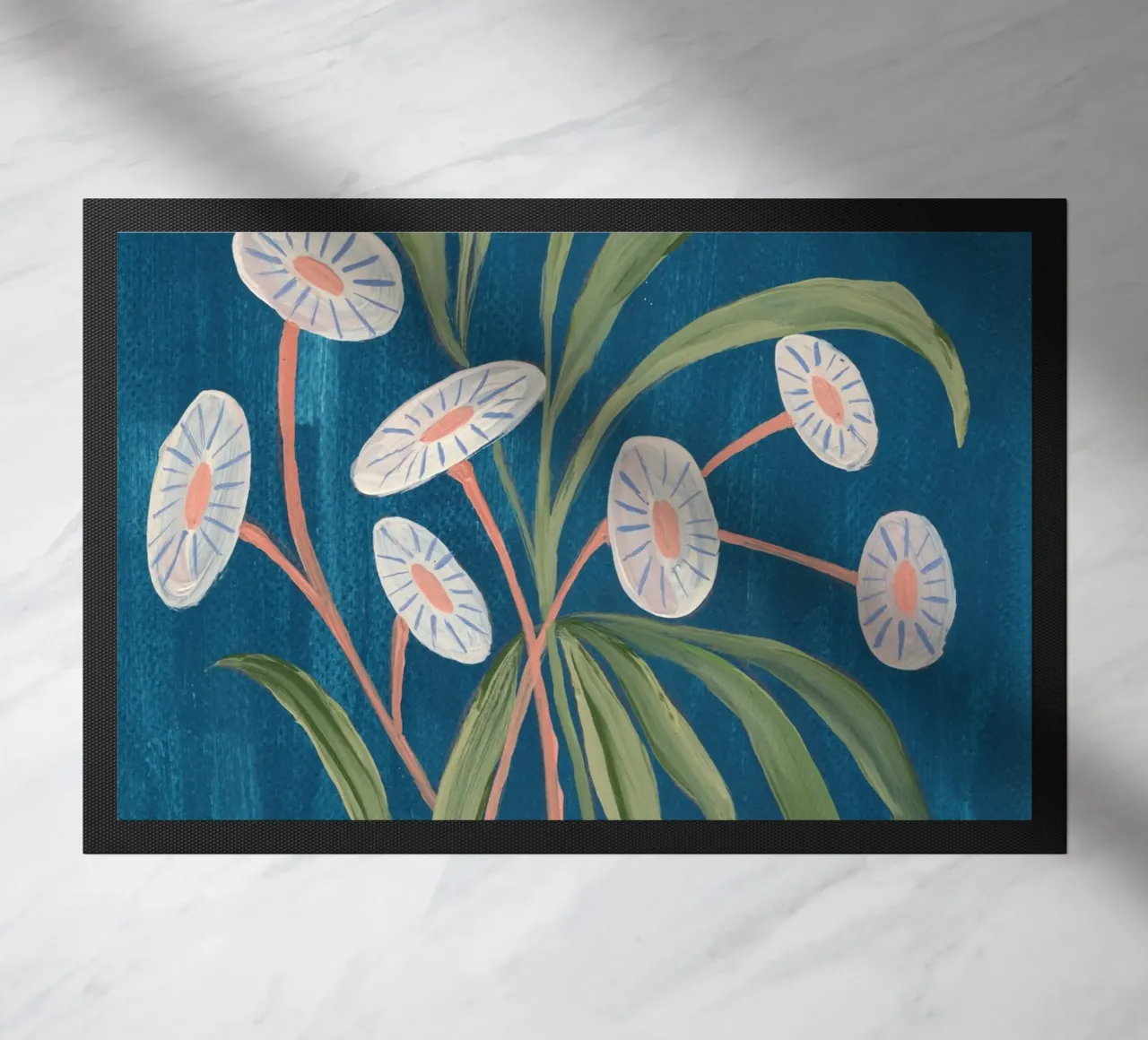 Fiori pittorici zerbino da Nikitajariwala