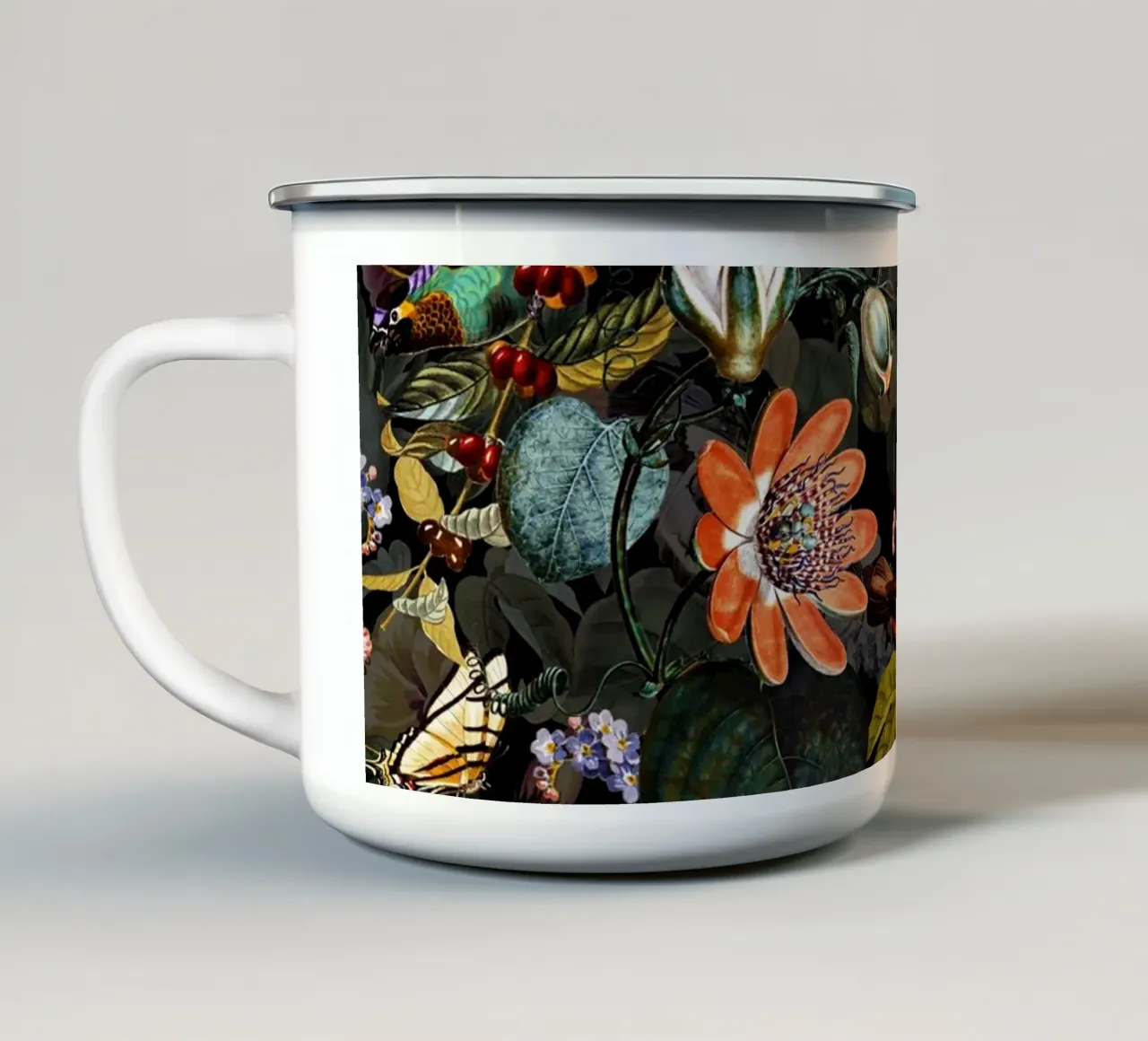 World of Birds IV tazza in smalto da burcukorkmazyurek