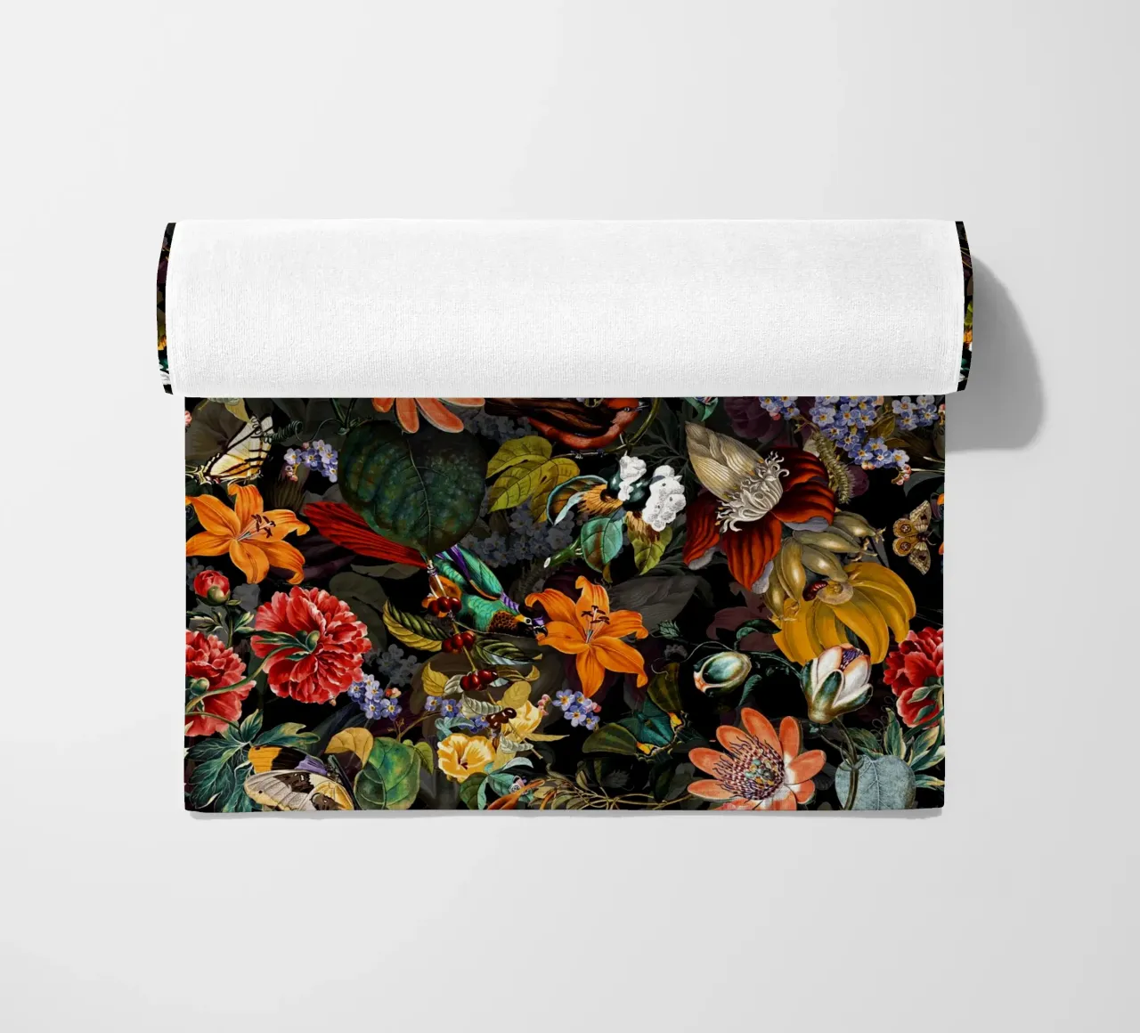 World of Birds IV beach towel by burcukorkmazyurek