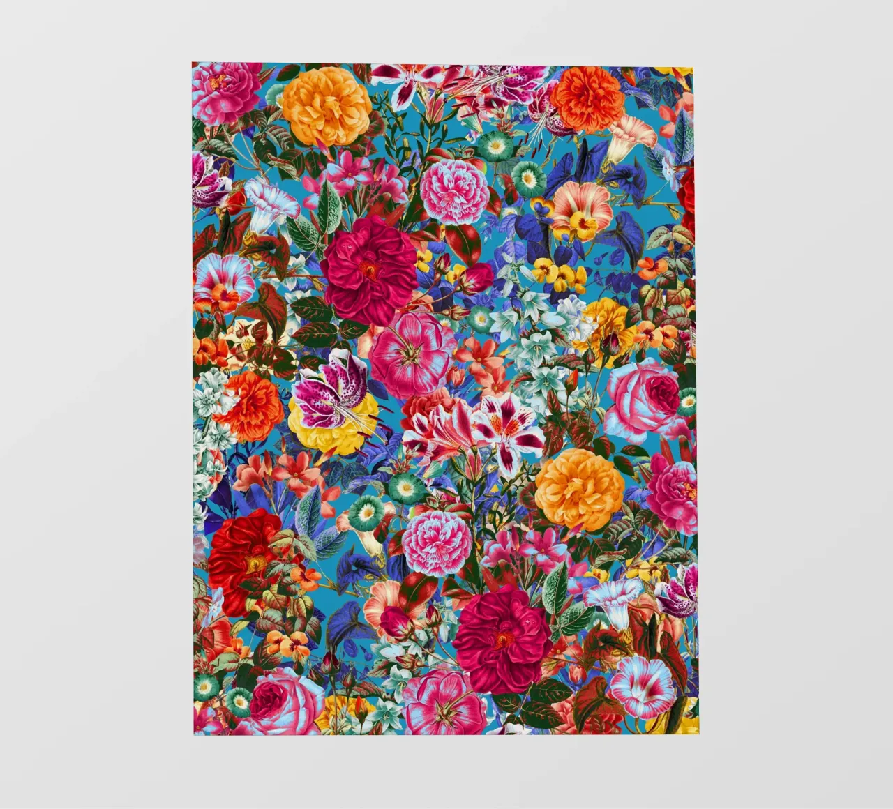 Multicolored Secret Garden telo in pvc da burcukorkmazyurek