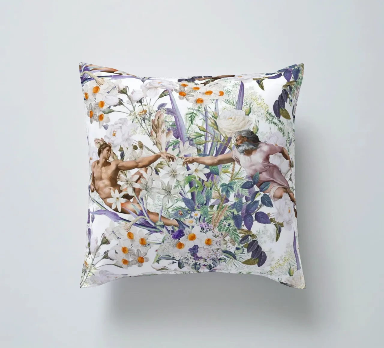 The Creation of Adam cuscino da burcukorkmazyurek