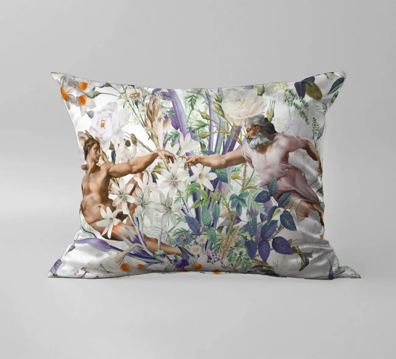 The Creation of Adam cuscino da burcukorkmazyurek