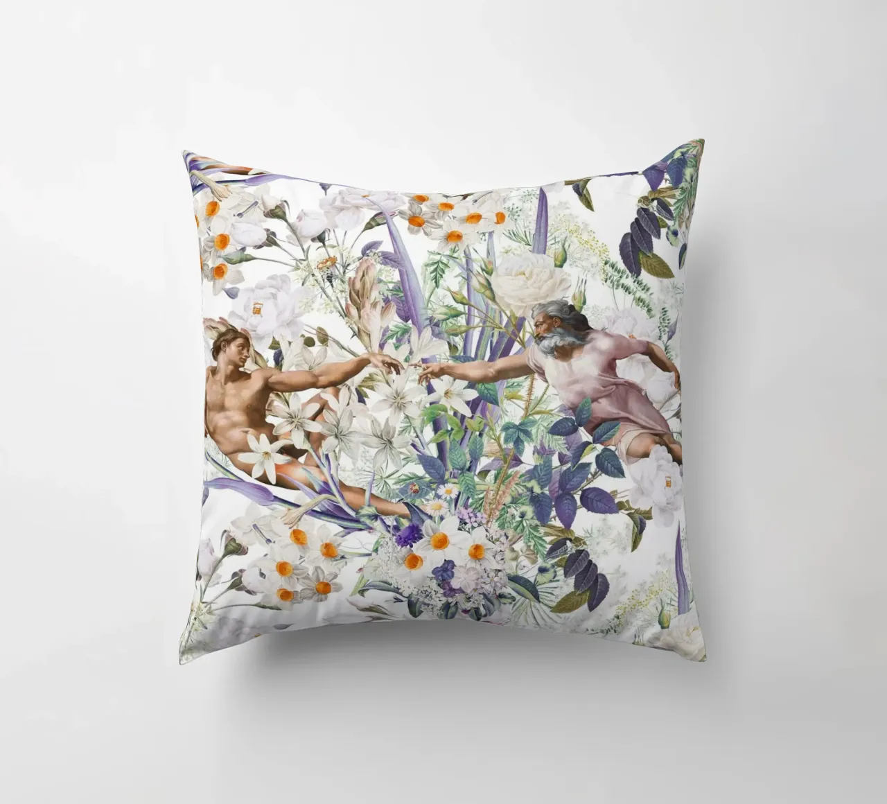 The Creation of Adam cuscino da burcukorkmazyurek