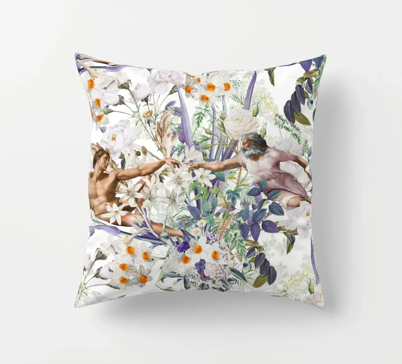 The Creation of Adam cuscino da burcukorkmazyurek