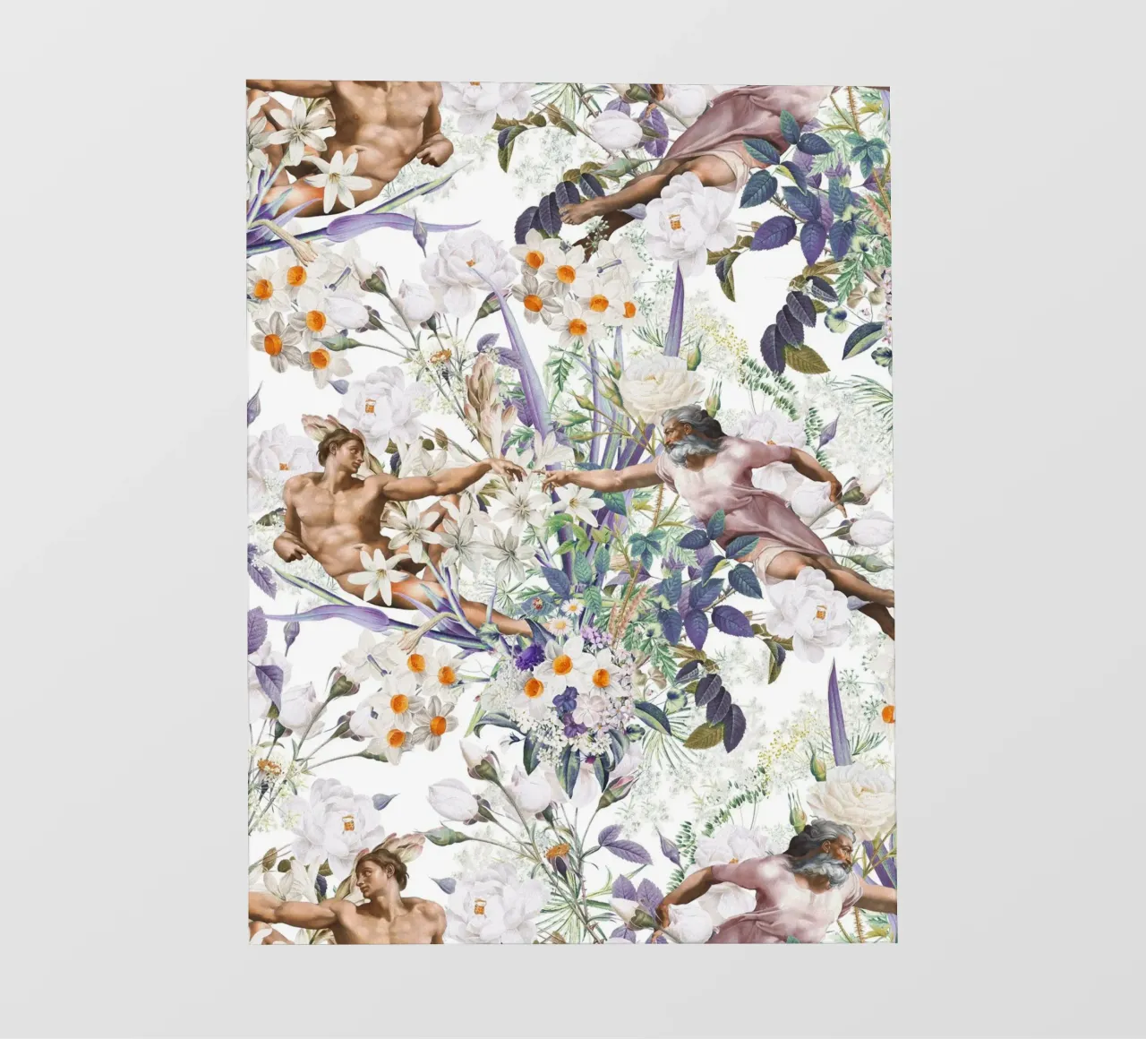 The Creation of Adam Backlit Folie von burcukorkmazyurek