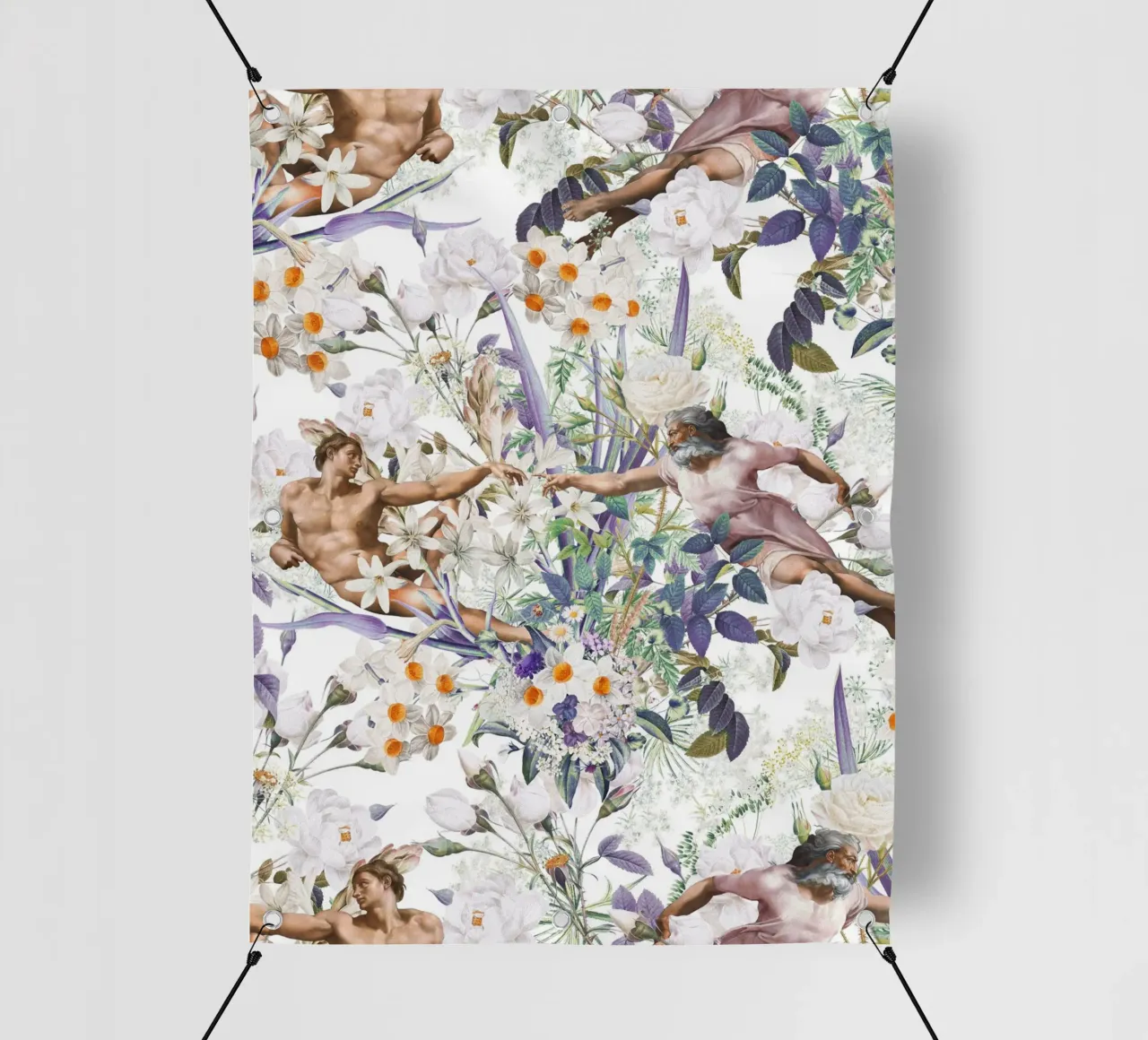 The Creation of Adam telo in pvc da burcukorkmazyurek