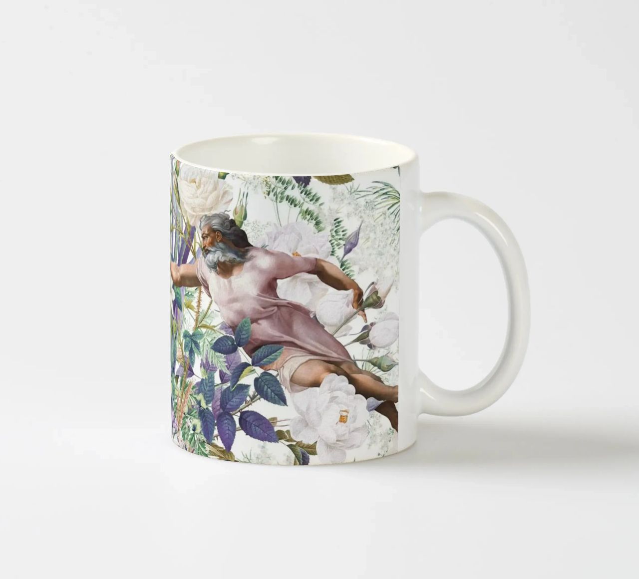 The Creation of Adam tazza in ceramica da burcukorkmazyurek
