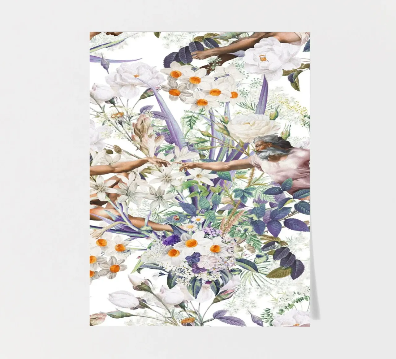 The Creation of Adam Stickerbogen von burcukorkmazyurek