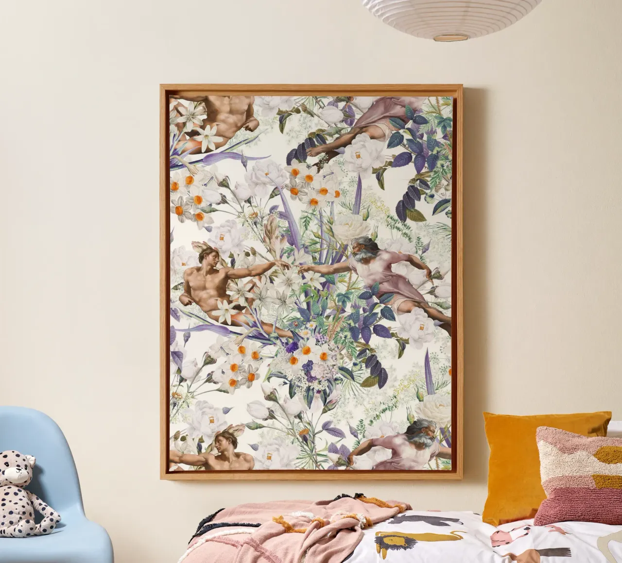 The Creation of Adam tela da burcukorkmazyurek