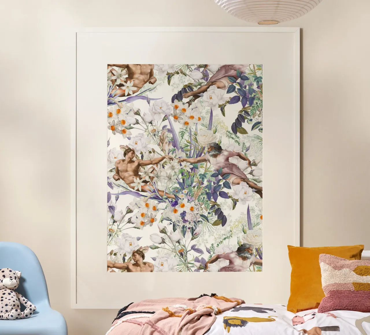 The Creation of Adam carta hahnemühle da burcukorkmazyurek