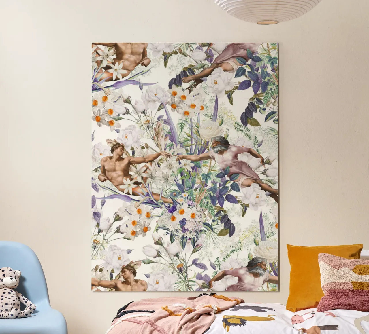 The Creation of Adam carta hahnemühle da burcukorkmazyurek