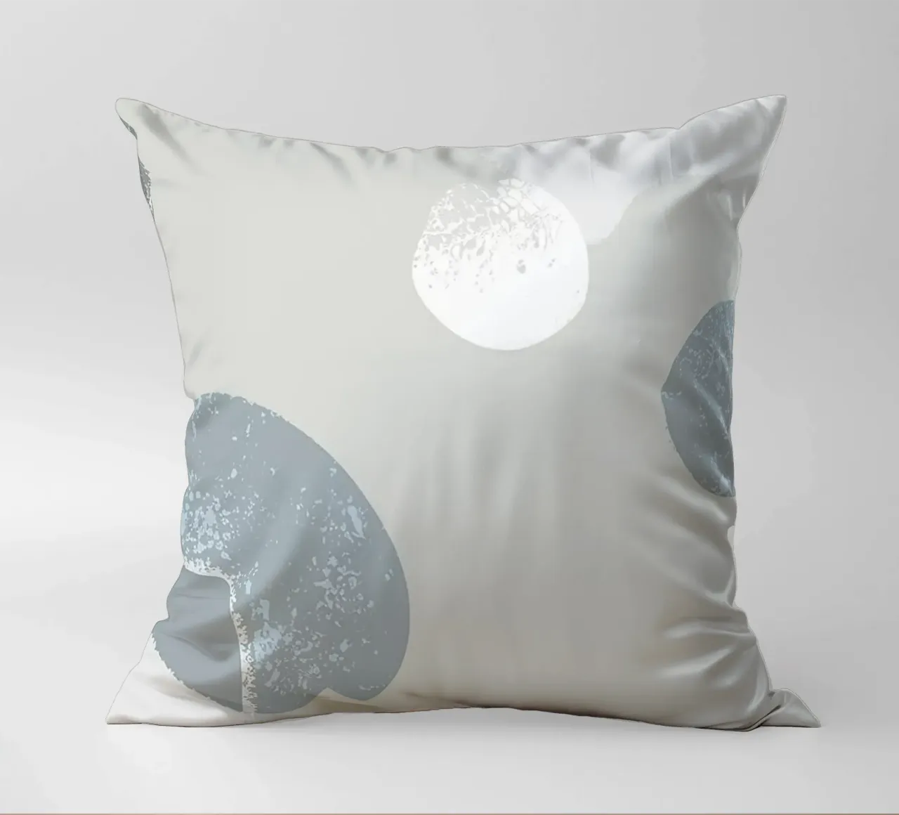 Grey Abstraction Kissen von Hey Vincent