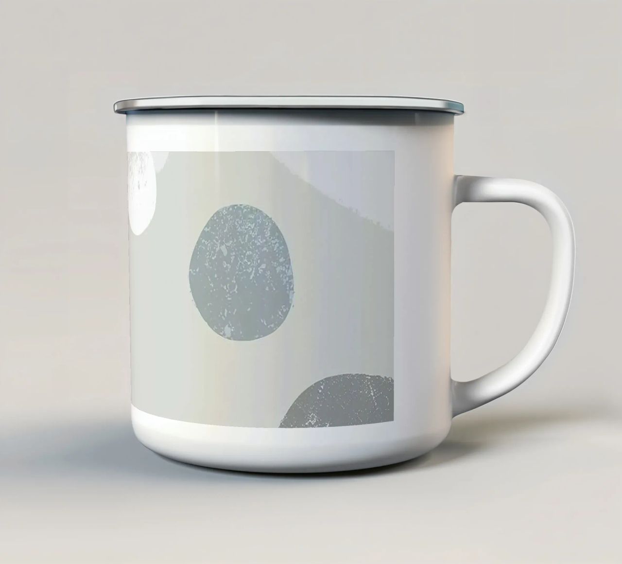 Grey Abstraction tazza in smalto da Hey Vincent