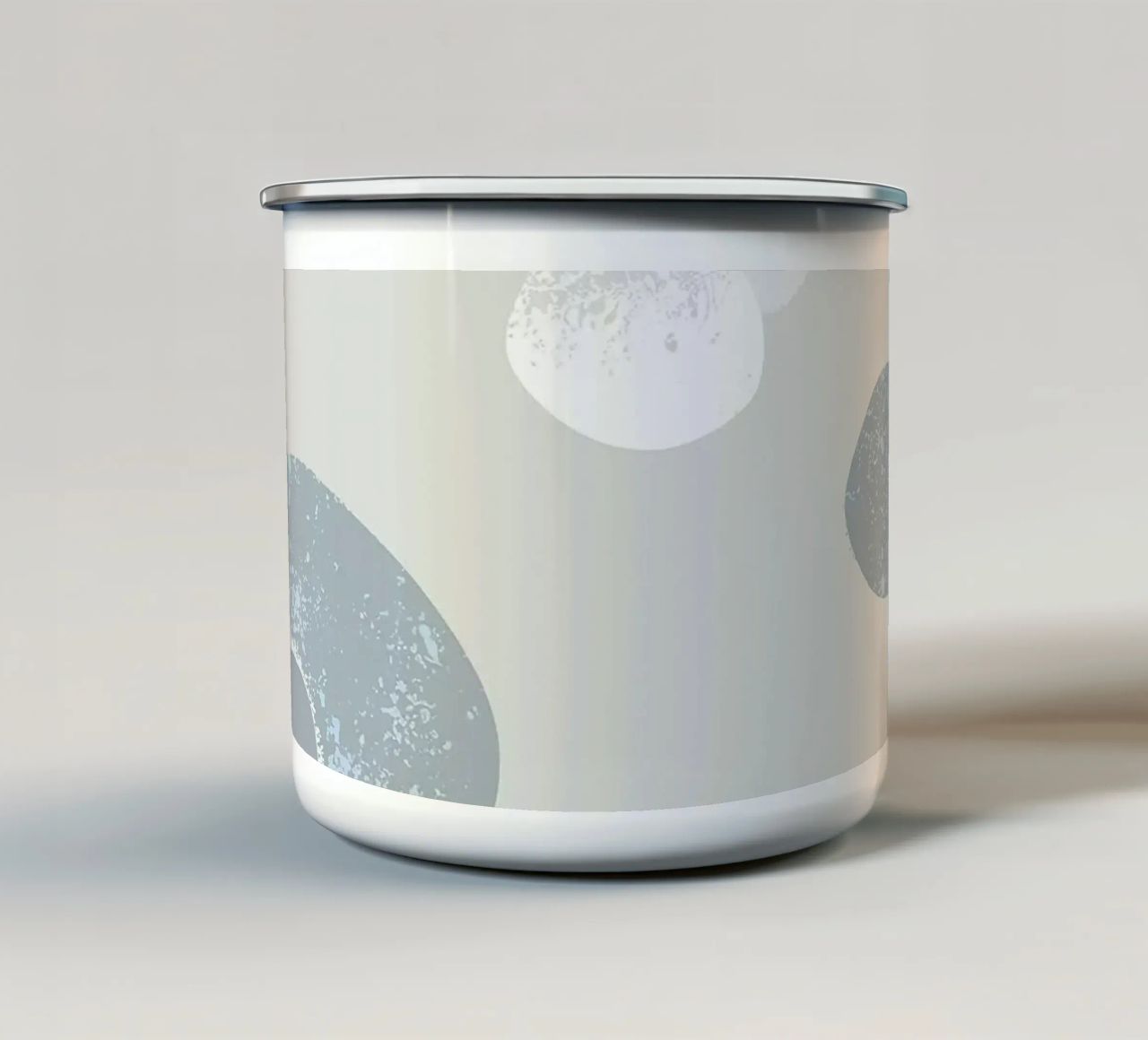 Grey Abstraction tazza in smalto da Hey Vincent