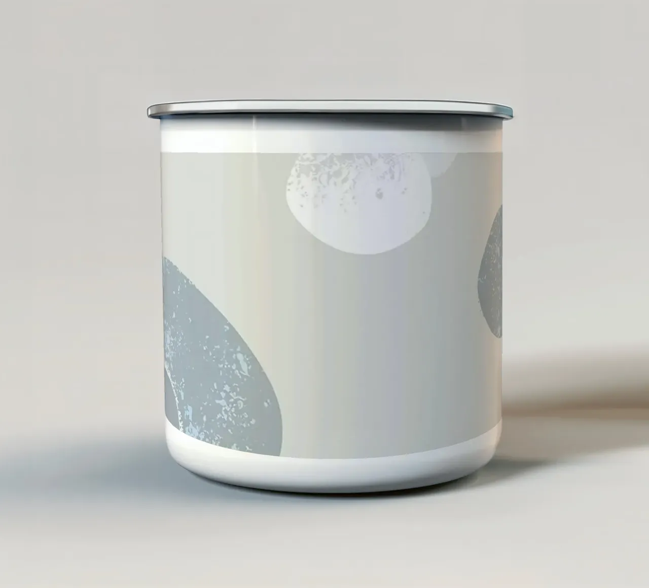 Grey Abstraction mug en émail de Hey Vincent