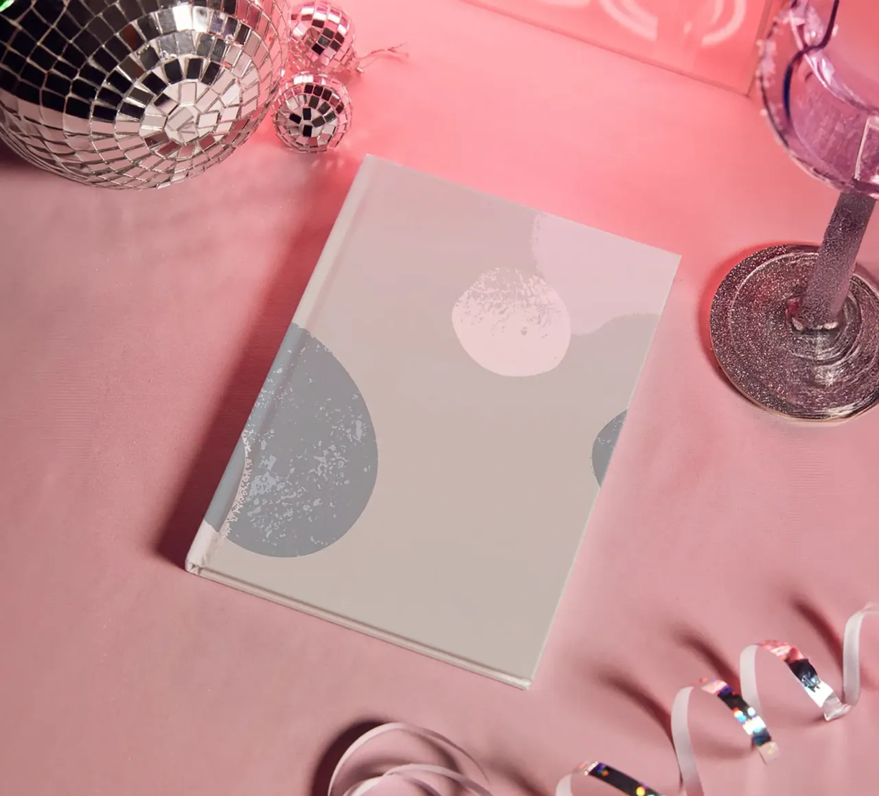 Grey Abstraction notebook by Hey Vincent