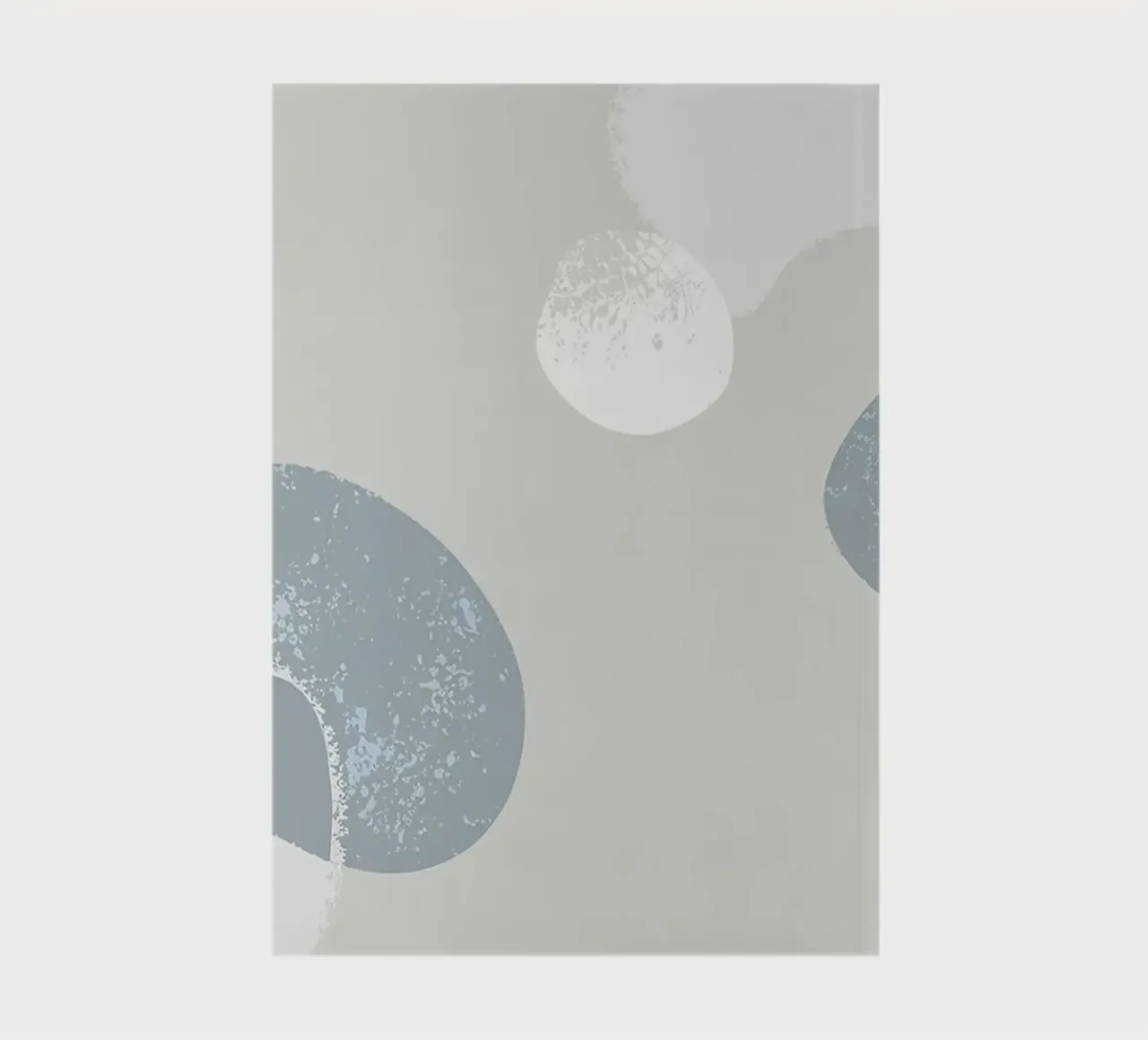 Grey Abstraction notebook by Hey Vincent