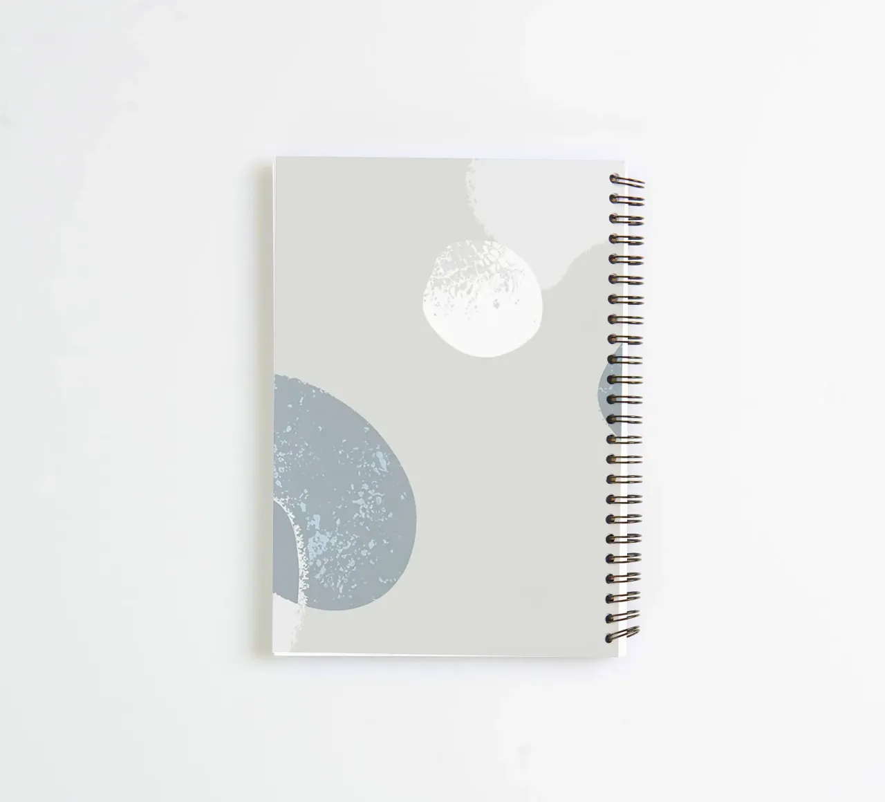 Grey Abstraction spiral notebook by Hey Vincent