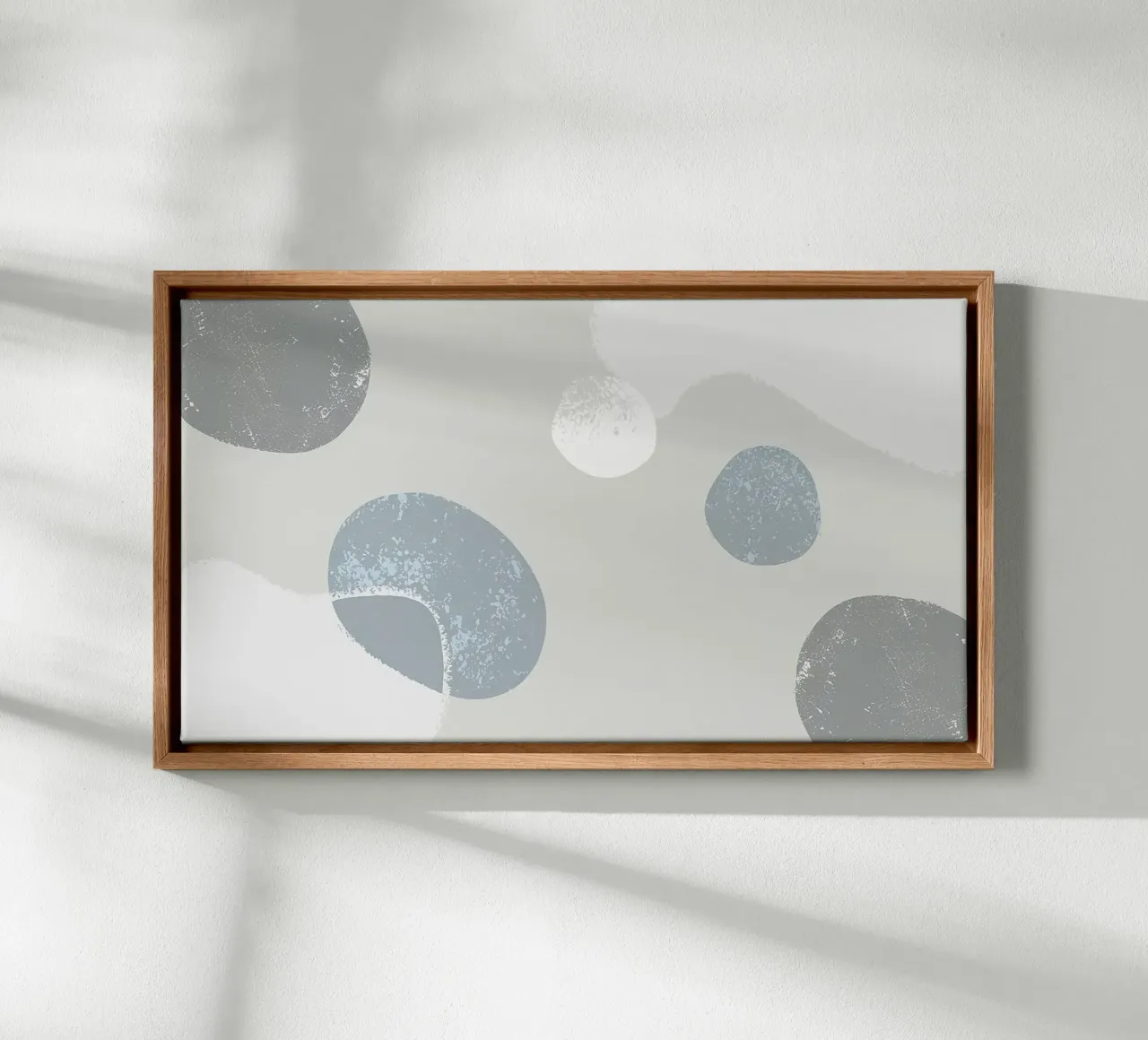 Grey Abstraction canvas by Hey Vincent