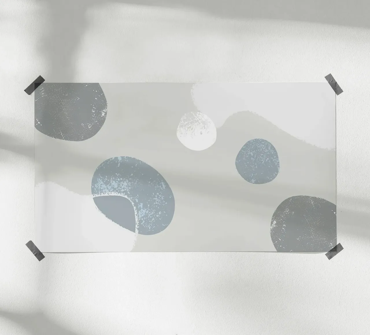 Grey Abstraction Hahnemühle von Hey Vincent