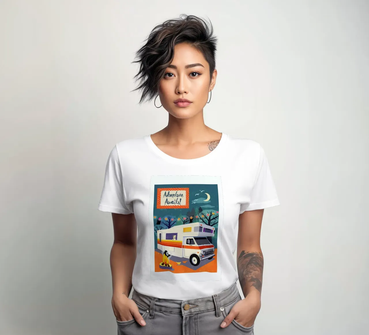 Adventure t-shirt ajusté pour femmes de Rocket68