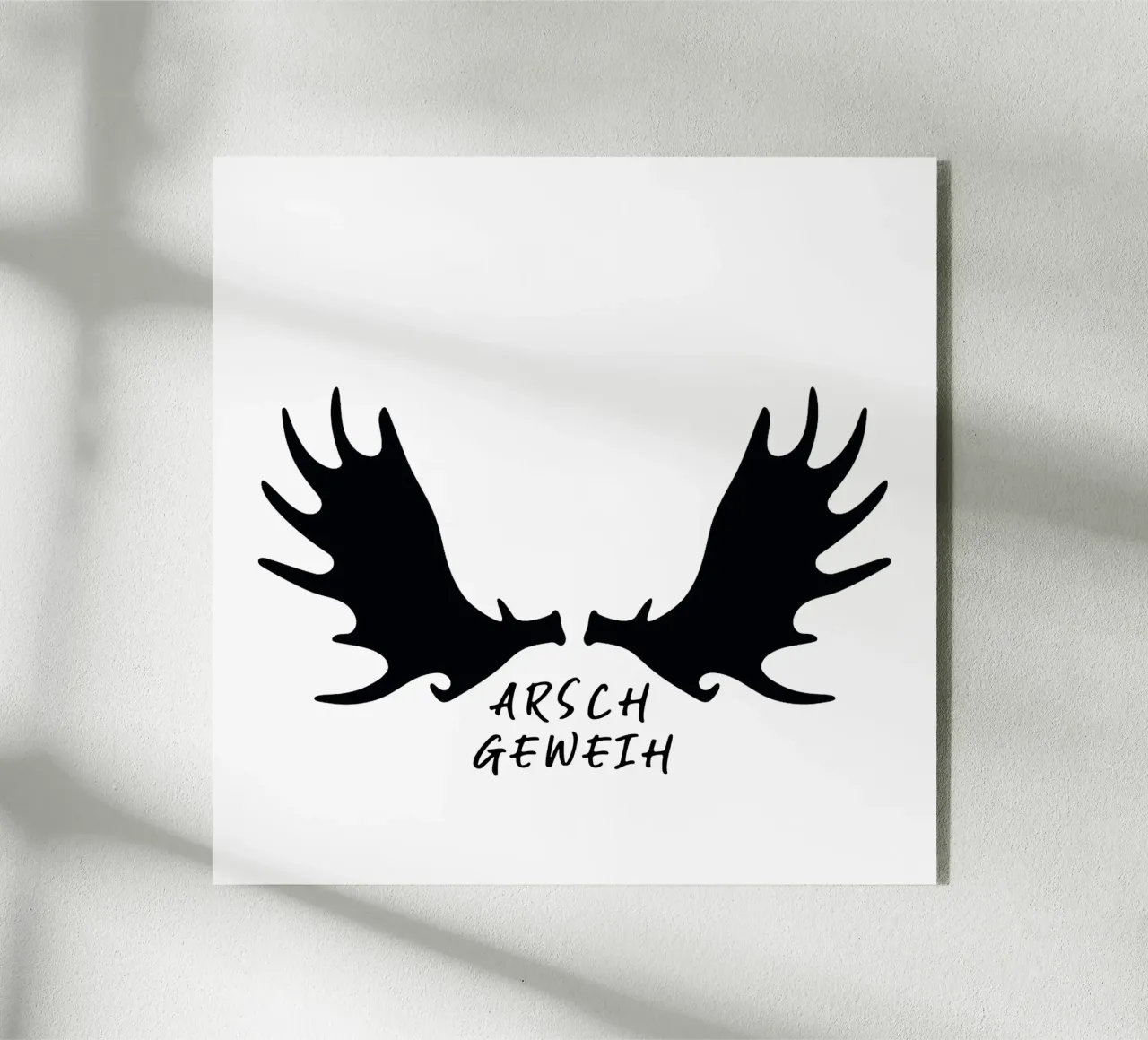 ARSCHGEWEIH plexiglass da Vintage Van Gogh