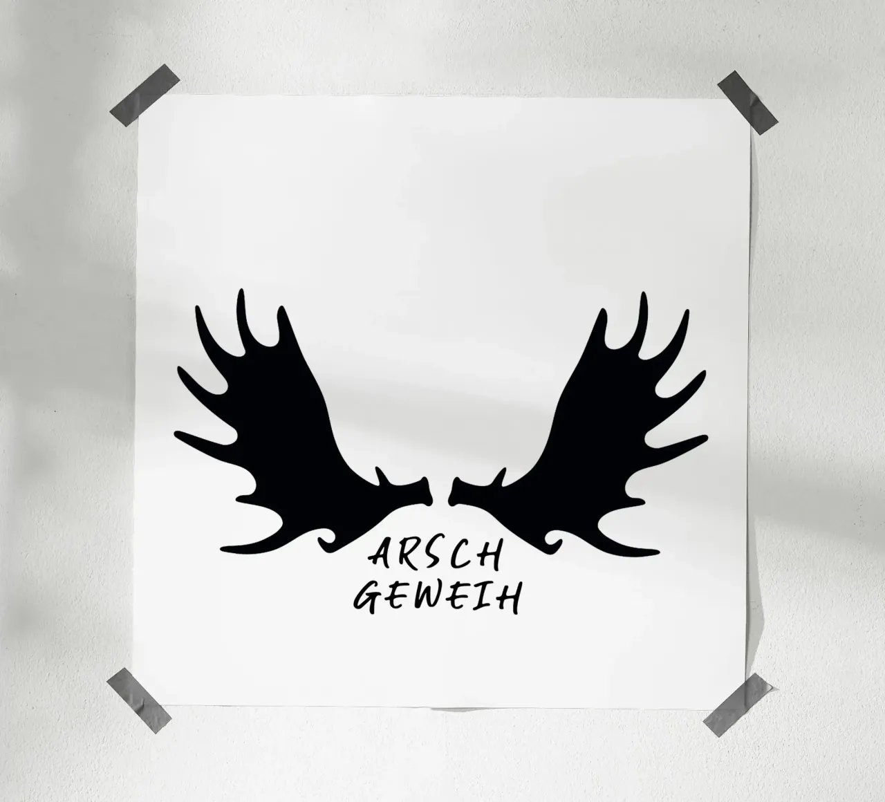 ARSCHGEWEIH poster da Vintage Van Gogh