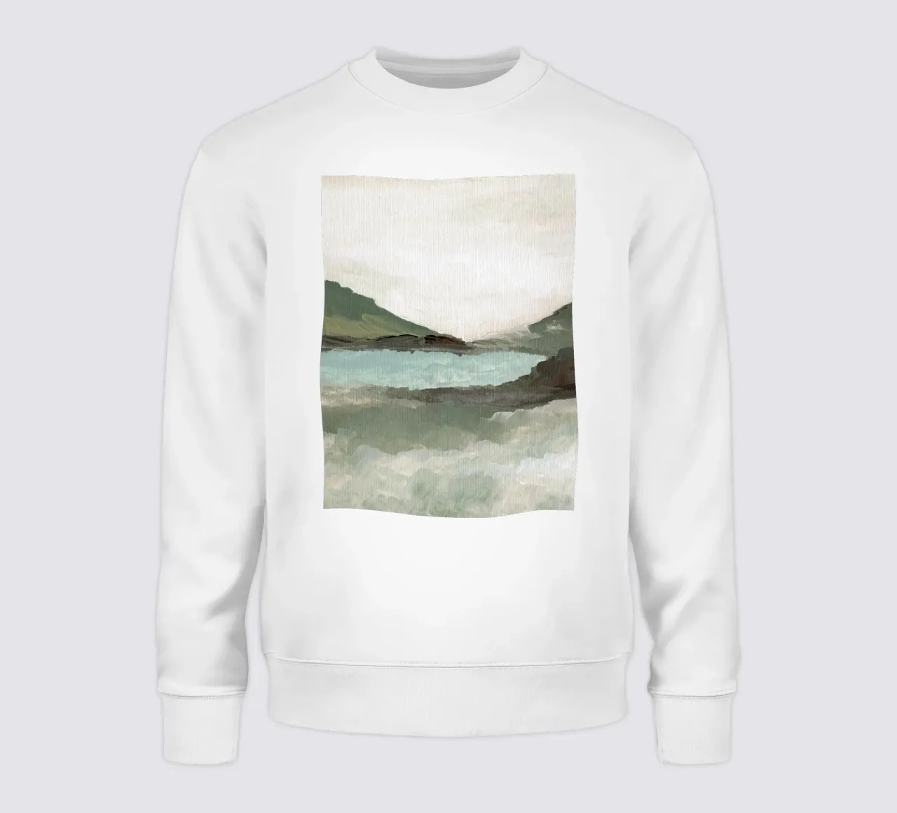 Paesaggio astratto felpa da Nikitajariwala