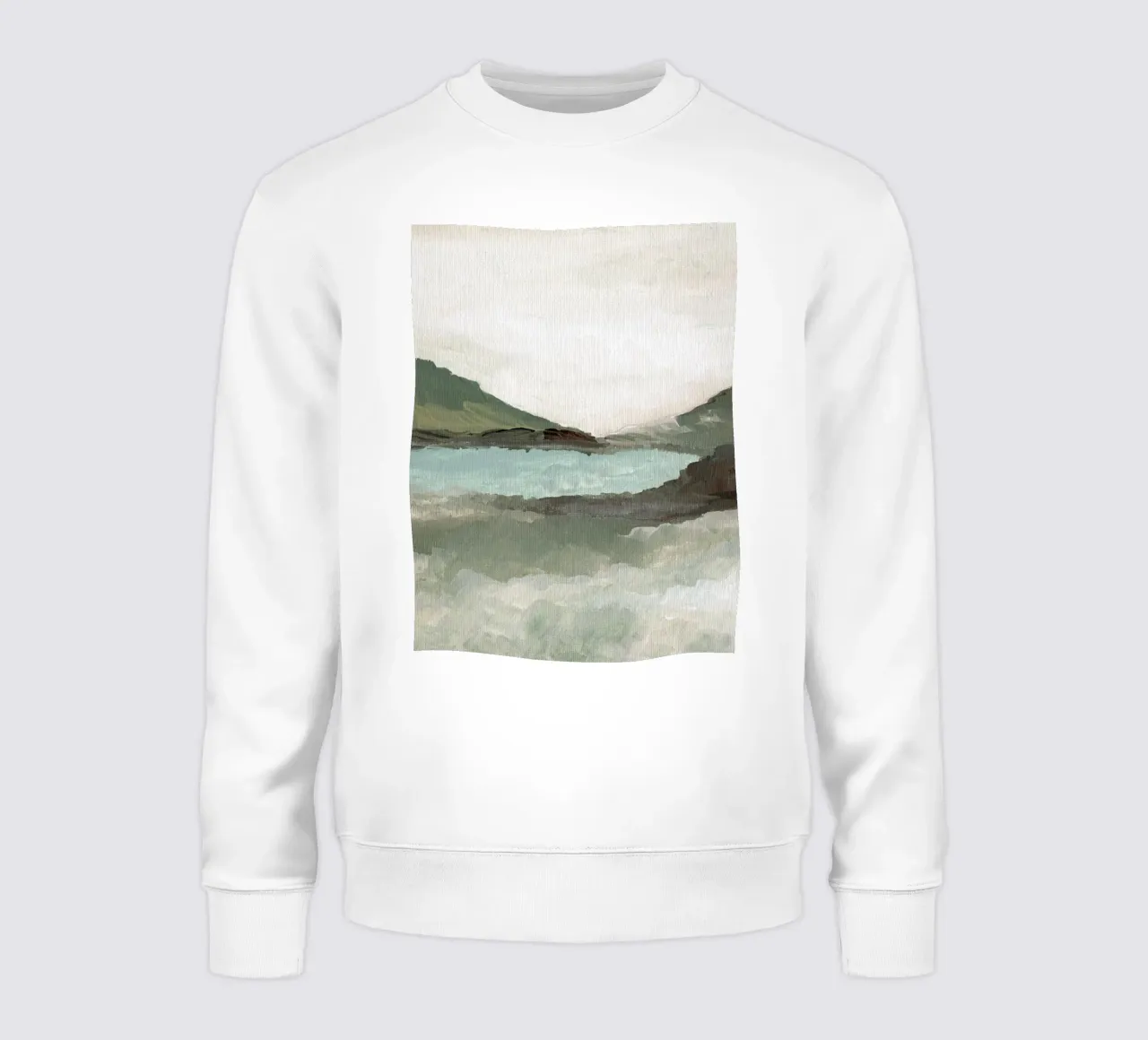 Paisaje abstracto sudadera de Nikitajariwala