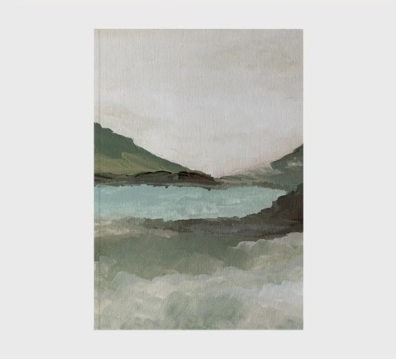 Abstract Landscape art notebook by Nikitajariwala