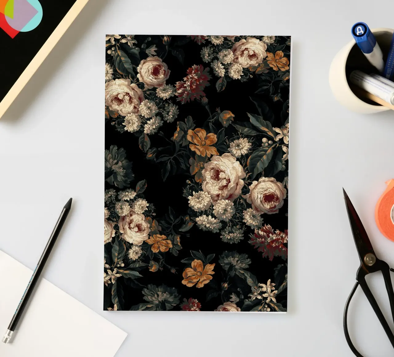 Midnight Garden XIV notebook by burcukorkmazyurek