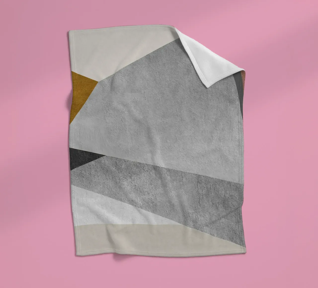geometric art 1 coperta in pile da vintageshop