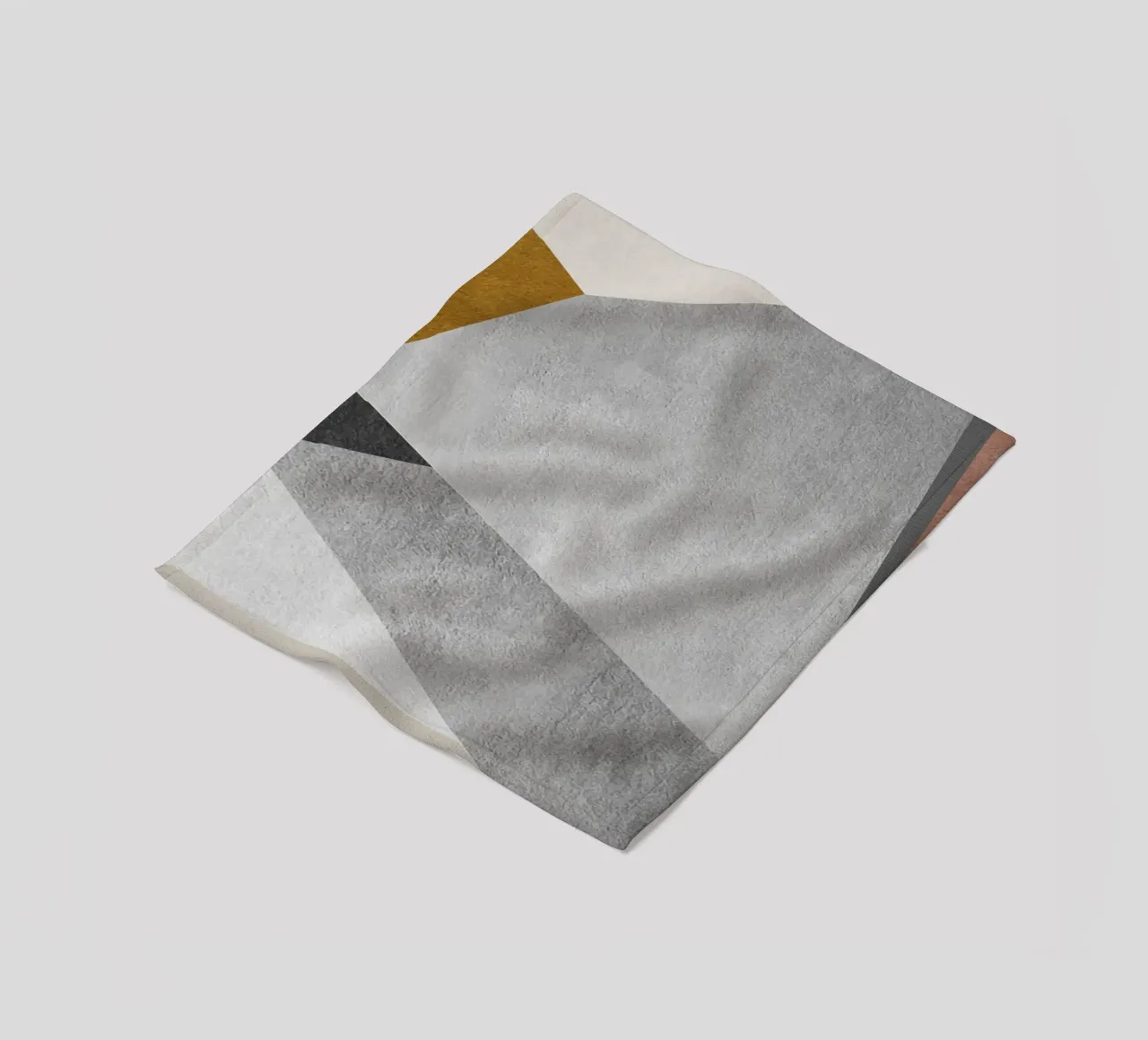 geometric art 1 coperta in pile da vintageshop