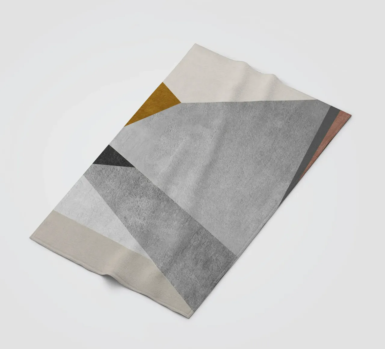geometric art 1 coperta in pile da vintageshop