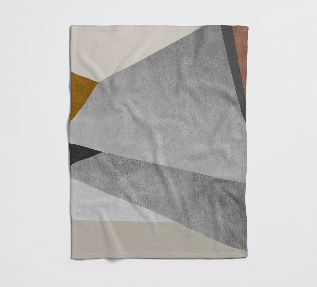 geometric art 1 coperta in pile da vintageshop