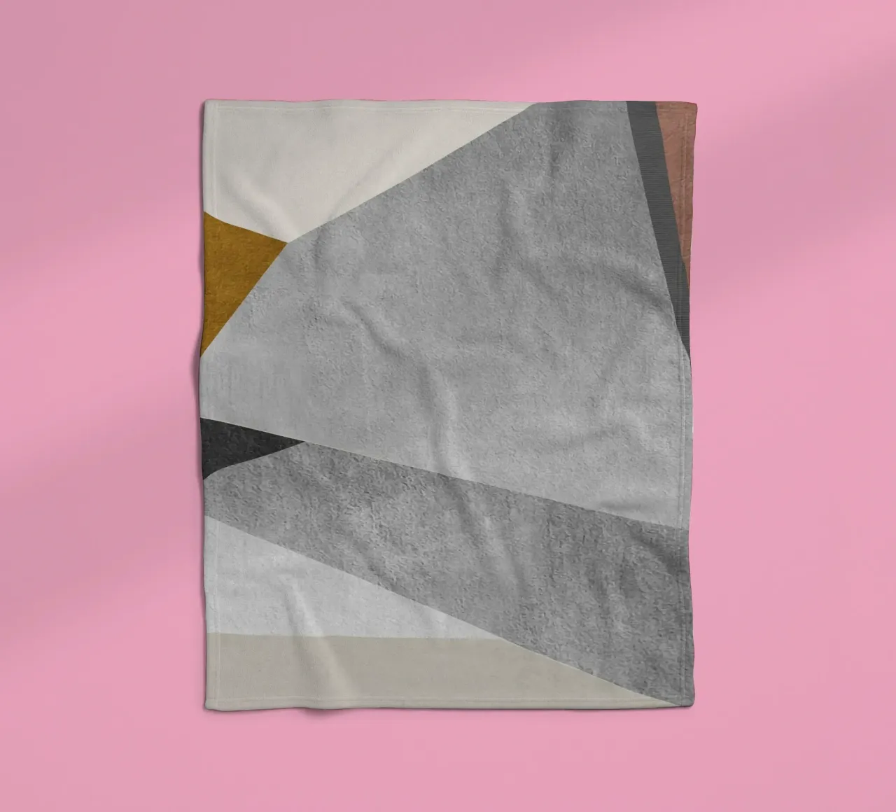 geometric art 1 coperta in pile da vintageshop