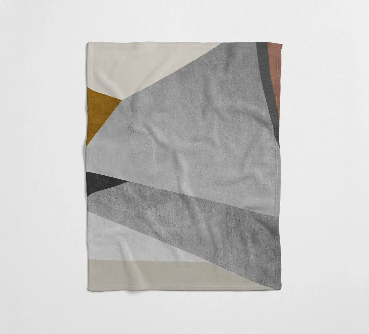 geometric art 1 coperta in pile da vintageshop