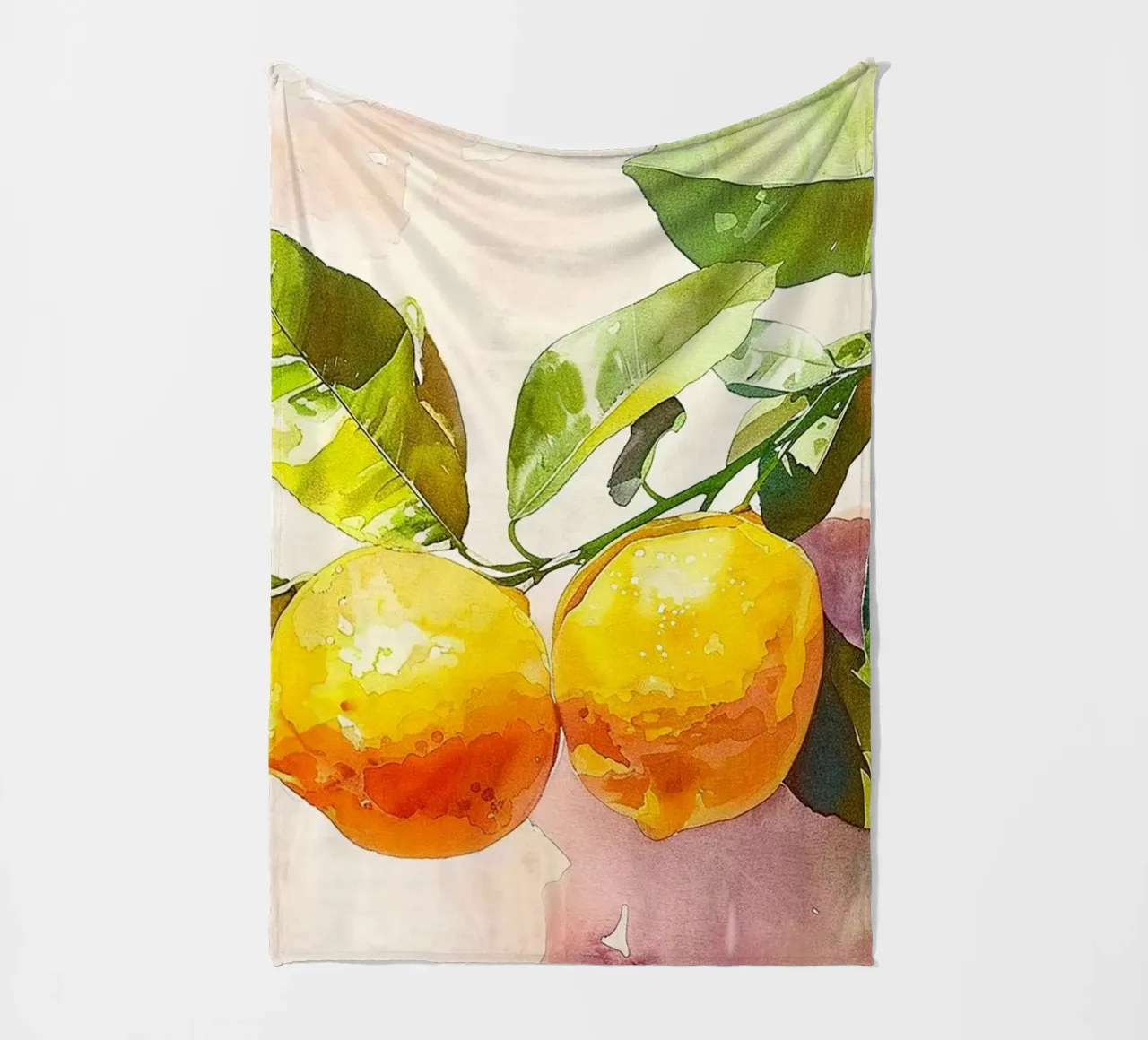 Lemons Fleecedecke von Hey Vincent