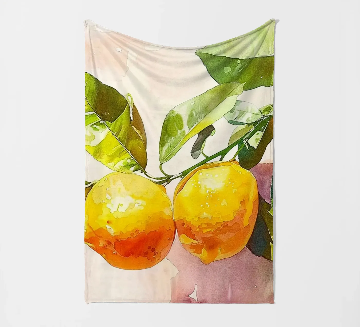 Lemons Fleecedecke von Hey Vincent