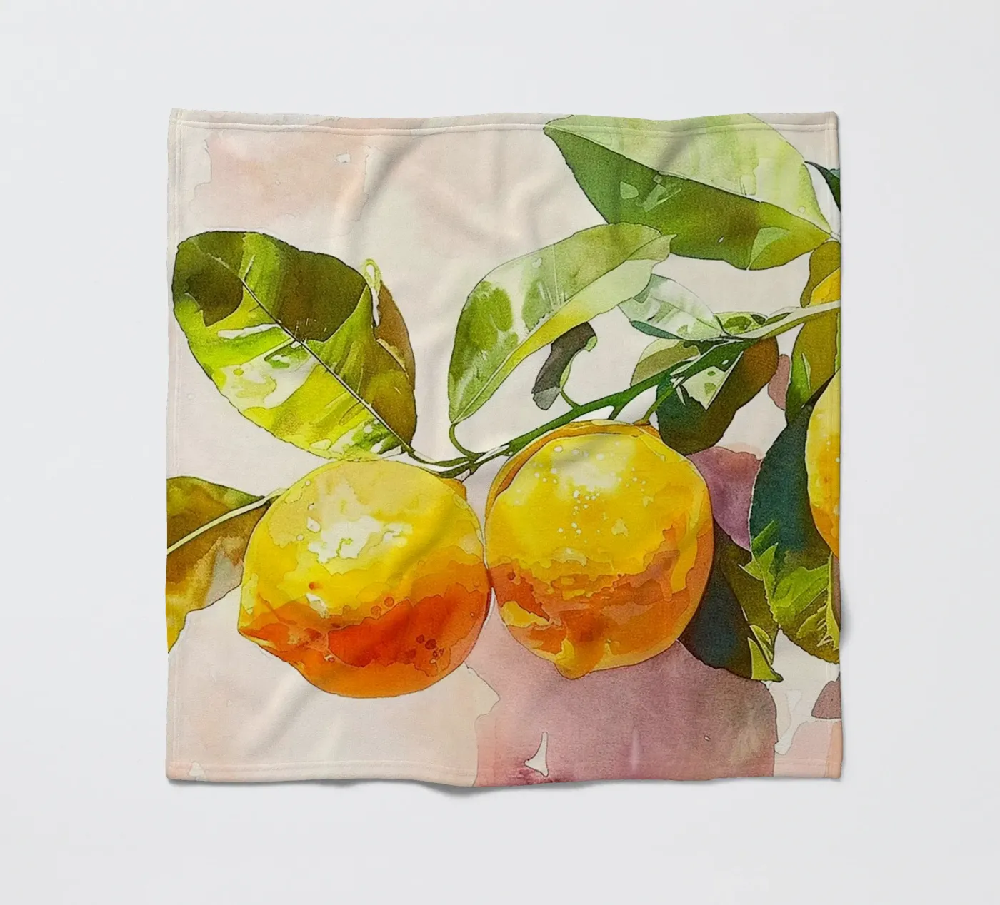 Lemons Fleecedecke von Hey Vincent