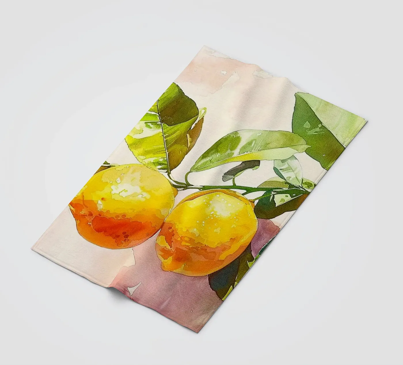 Lemons Fleecedecke von Hey Vincent