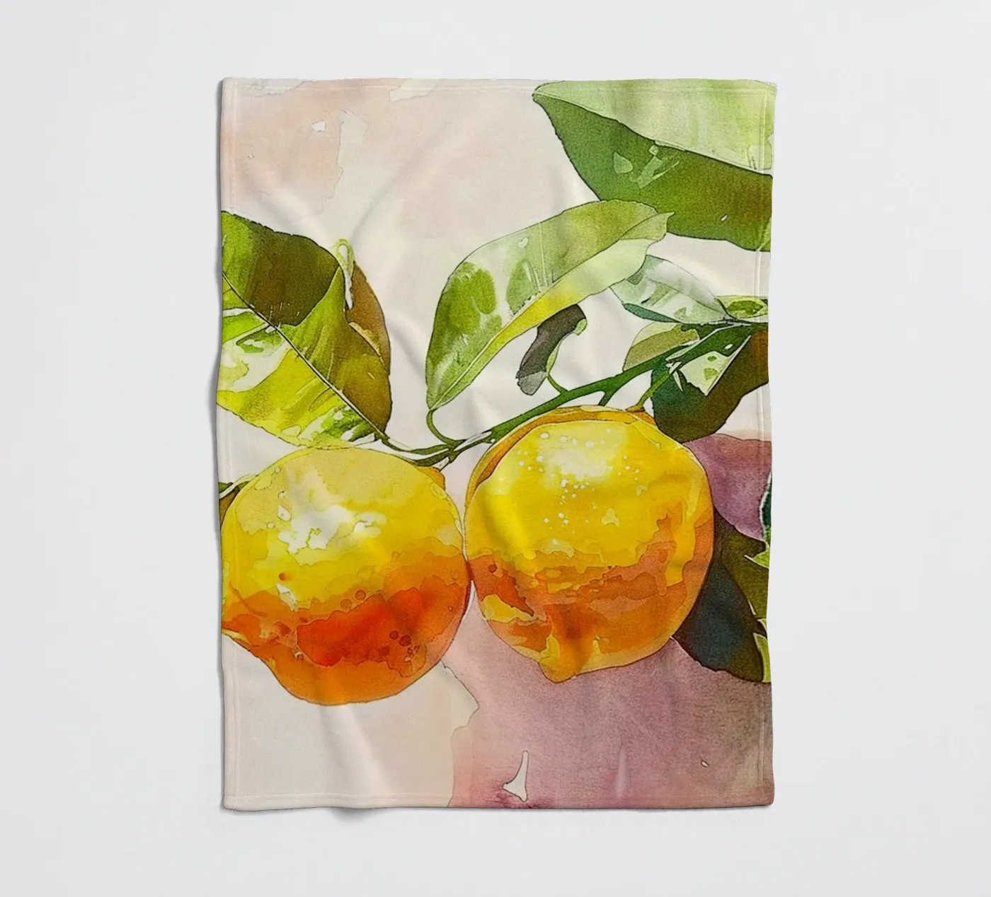 Lemons Fleecedecke von Hey Vincent