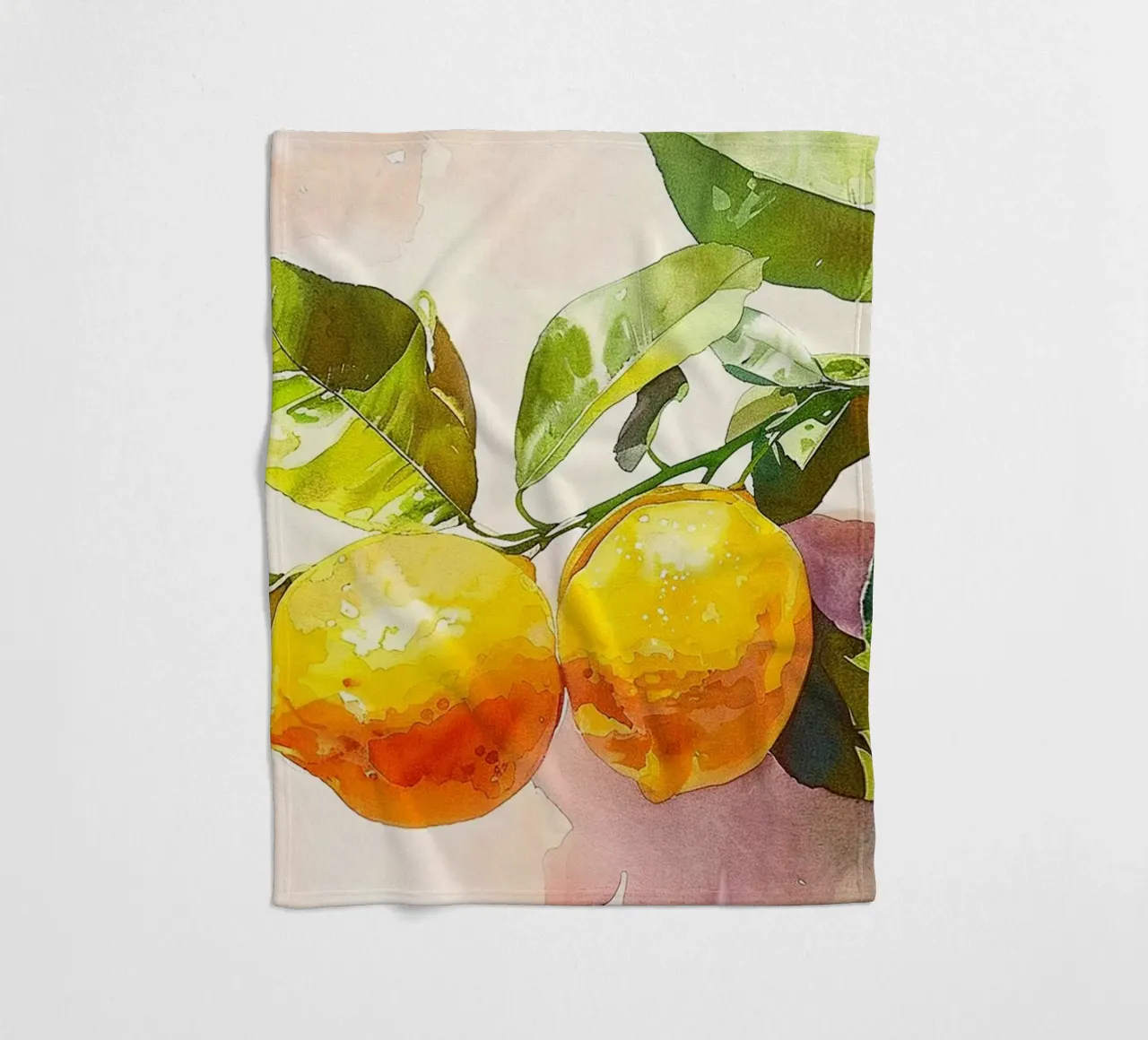 Lemons Fleecedecke von Hey Vincent