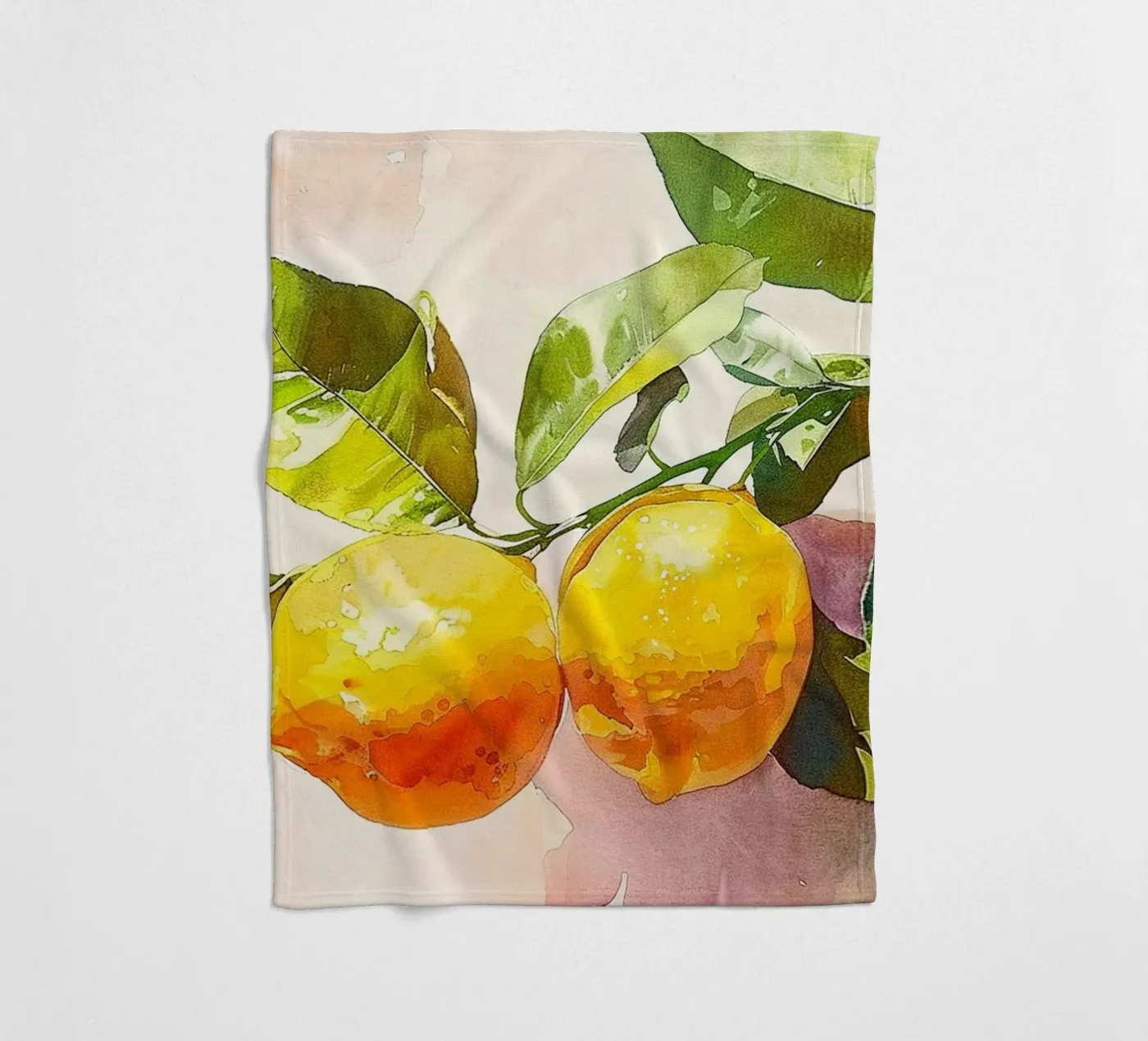 Lemons Fleecedecke von Hey Vincent