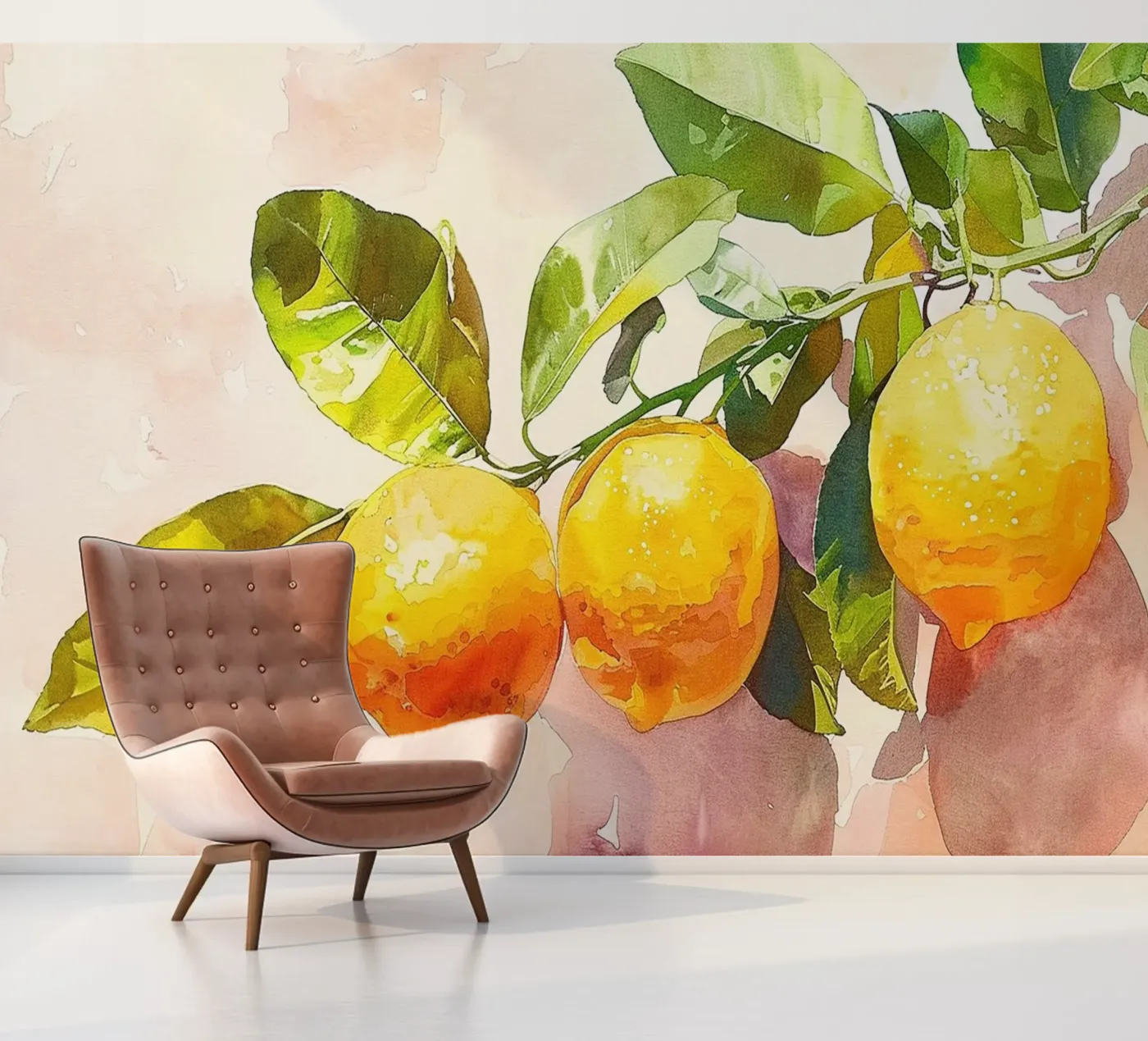 Lemons fotobehang van Hey Vincent